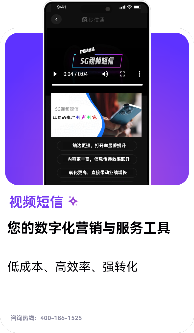 视频短信优势
