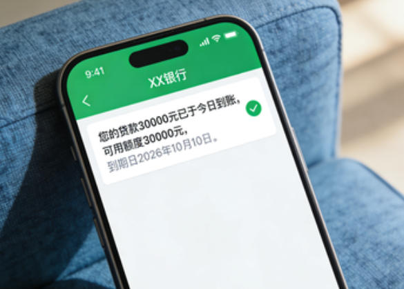银行贷款短信